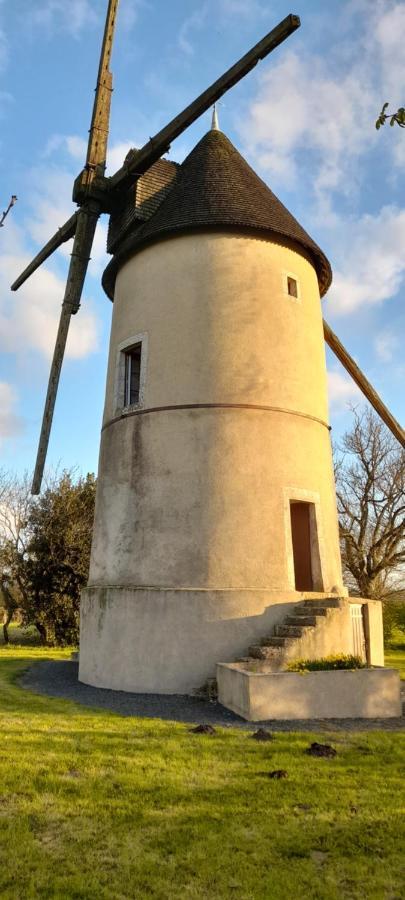 Вилла Moulin A Vent Le Champ Du Trail Saint-Cyr-des-Gats Экстерьер фото