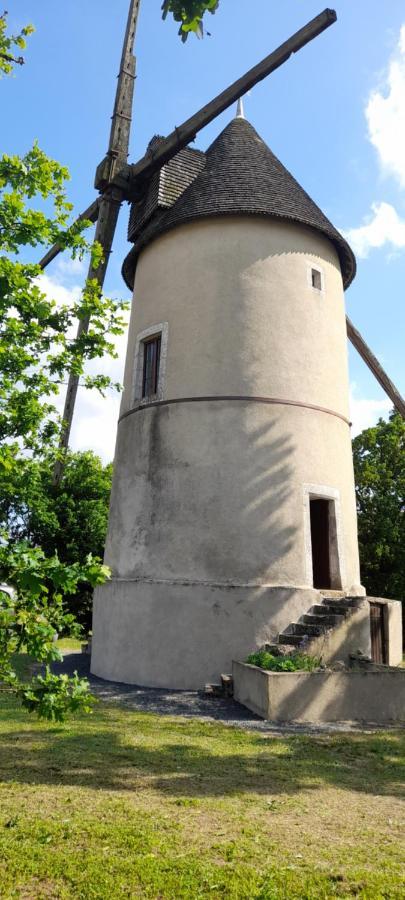 Вилла Moulin A Vent Le Champ Du Trail Saint-Cyr-des-Gats Экстерьер фото