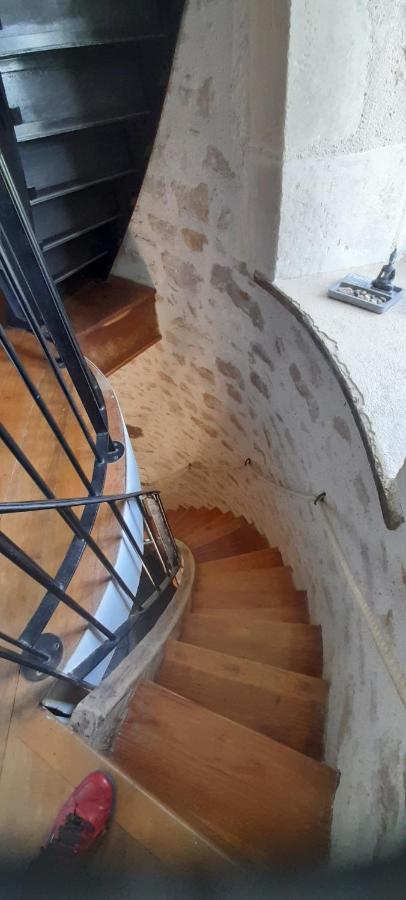 Вилла Moulin A Vent Le Champ Du Trail Saint-Cyr-des-Gats Экстерьер фото